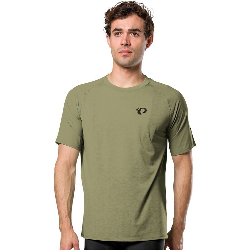 パールイズミ メンズ トップス Tシャツ 半袖 ジャージー PEARL iZUMi Expedition Merino Short-Sleeve Jersey - Men's Deep Lichen Green グリーン