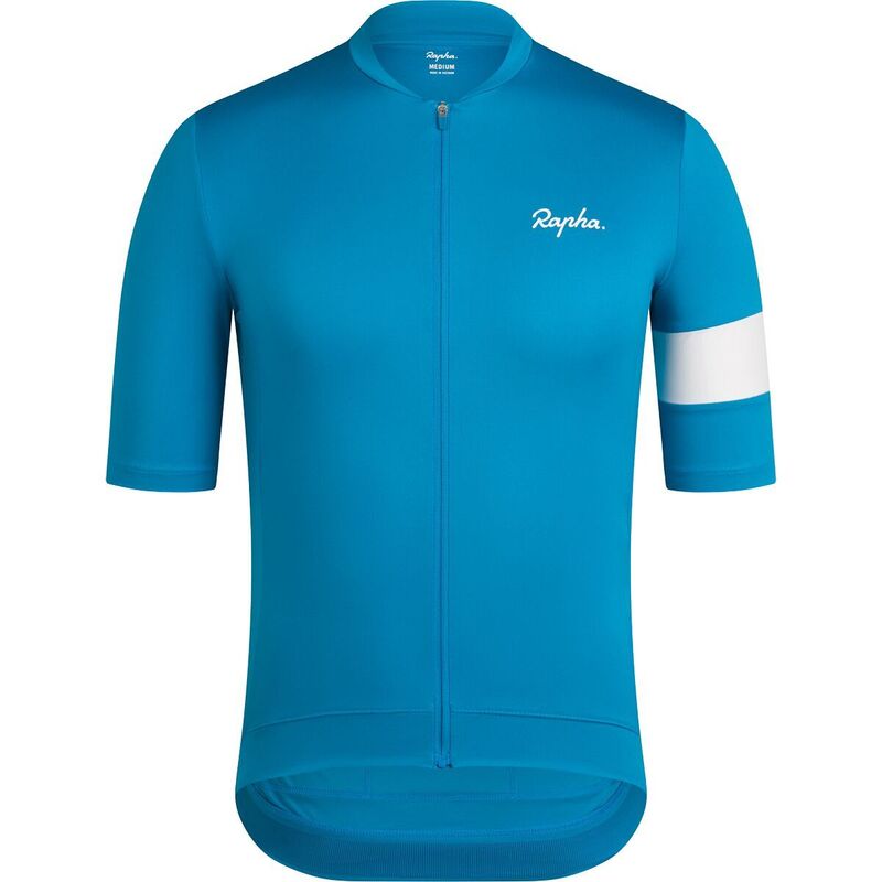 ラファ メンズ トップス Tシャツ ジャージー Rapha Core Jersey - Men's Teal Blue/White ホワイト