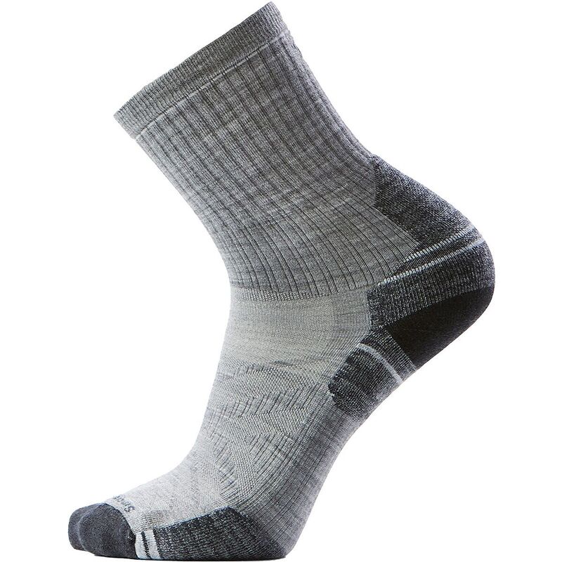 スマートウール メンズ アンダーウェア 靴下 Smartwool Hike Targeted Cushion Mid Crew Sock - Men's Light Gray グレー