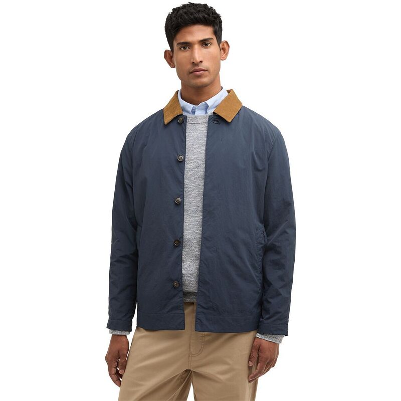 バブアー メンズ アウター ジャケット・ブルゾン Barbour Short Rokig Showerproof Jacket - Men's Navy ネイビー