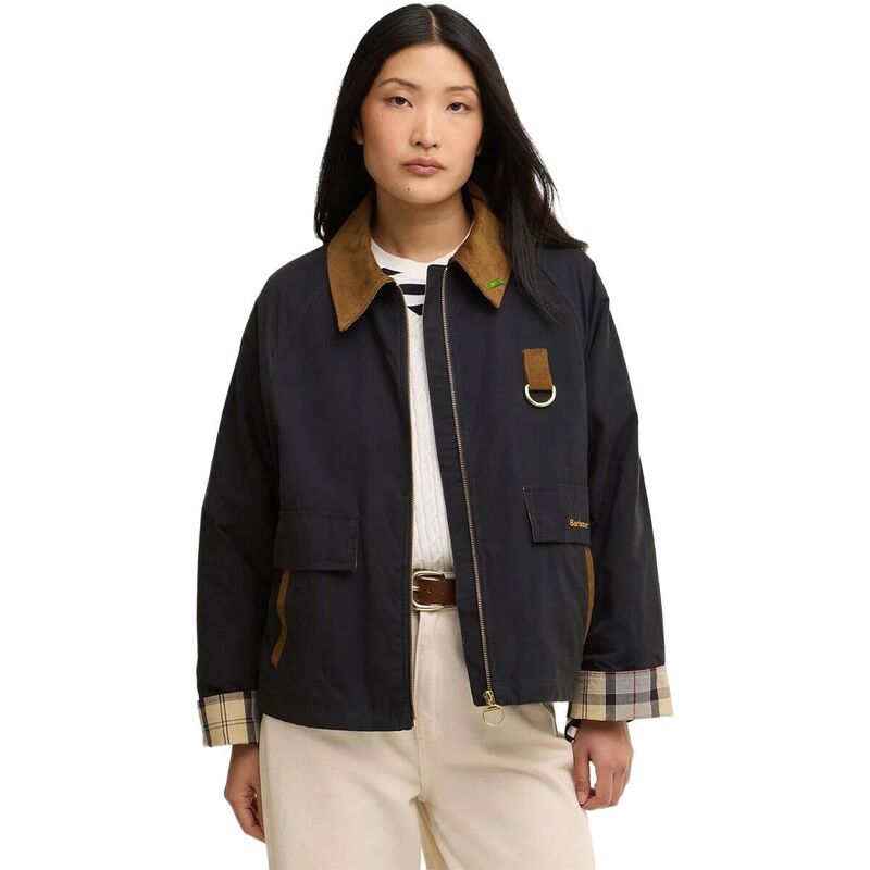 バブアー レディース アウター ジャケット・ブルゾン Barbour Iconspey Showerproof Jacket - Women's Dark Navy/Dress ネイビー