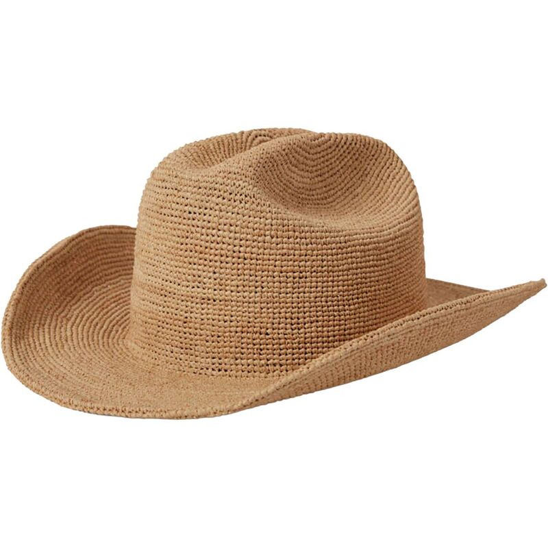 ブリクストン メンズ アクセサリー 帽子 Brixton Odessa Straw Packable Cowboy Hatan タン|ReVida 店