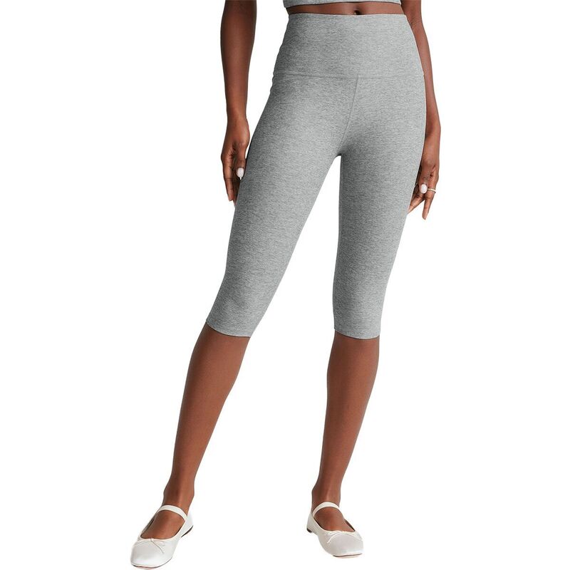 ビヨンドヨガ レディース ボトムス カジュアルパンツ Beyond Yoga Spacedye High Waisted Pedal Pusher Legging - Women'silver Mist シルバー