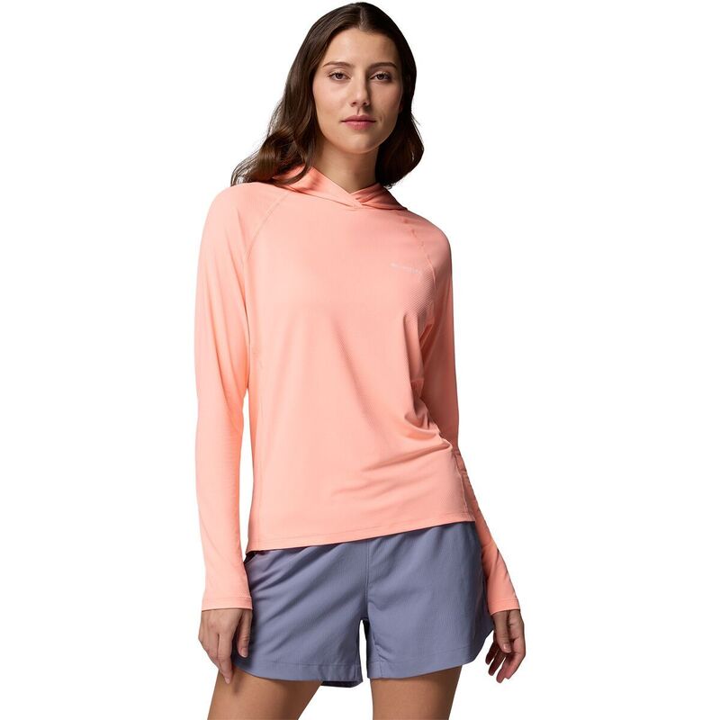 コロンビア レディース トップス Tシャツ パーカー Columbia PFG Solar Stream II Hoodie - Women Tiki Pink ピンク