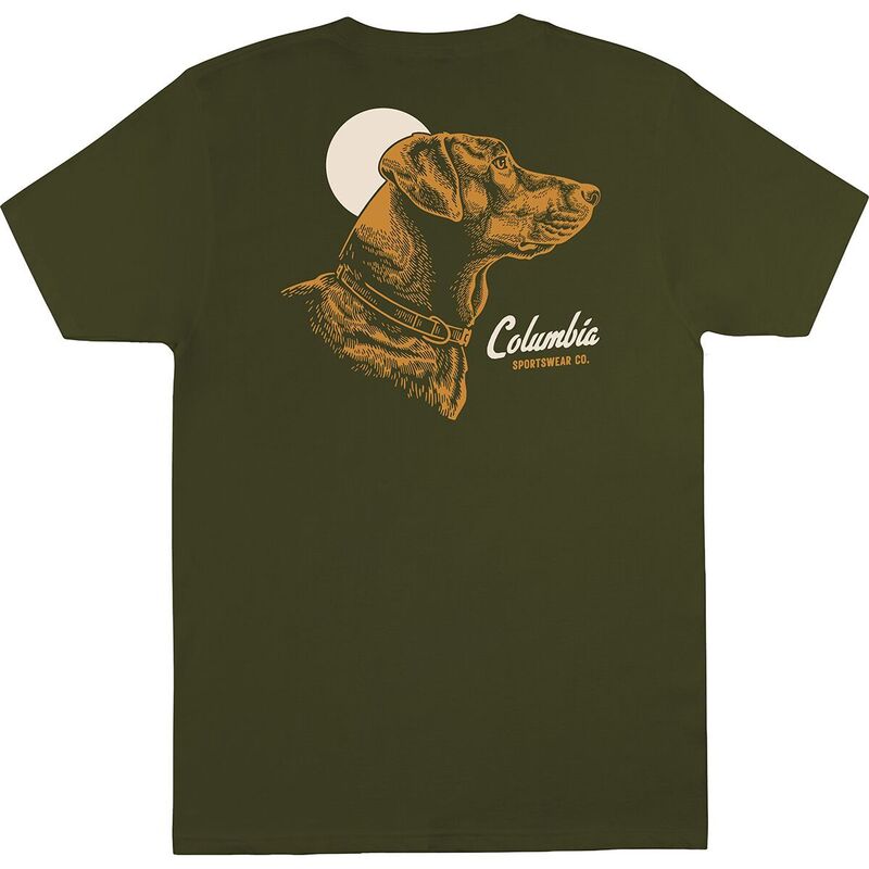 コロンビア メンズ トップス ティーシャツ Columbia Huckleberry T-Shirt - Men\u0027surplus Green 緑であること トップス-メンズファッション-Tシャツ・カットソー