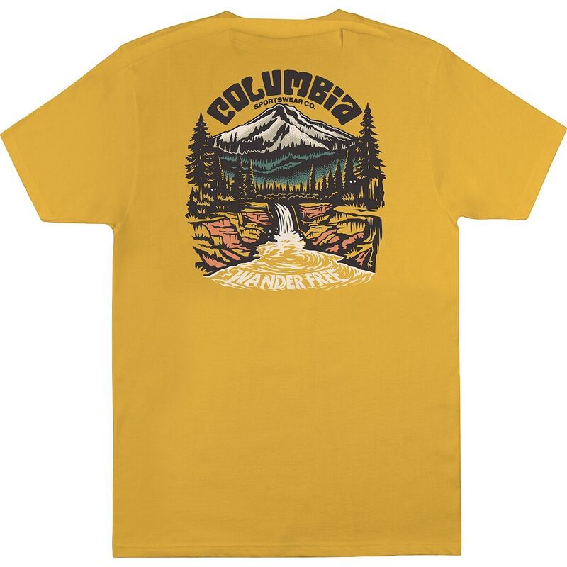 コロンビア メンズ トップス Tシャツ Columbia Wader T-Shirt - Men's Mustard マスタード
