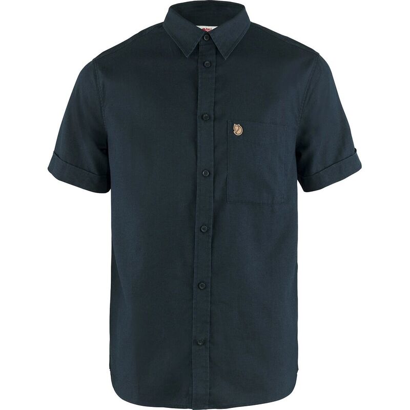 フェールラーベン メンズ トップス シャツ Fjallraven Ovik Travel Shirt - Men's Dark Navy ネイビー