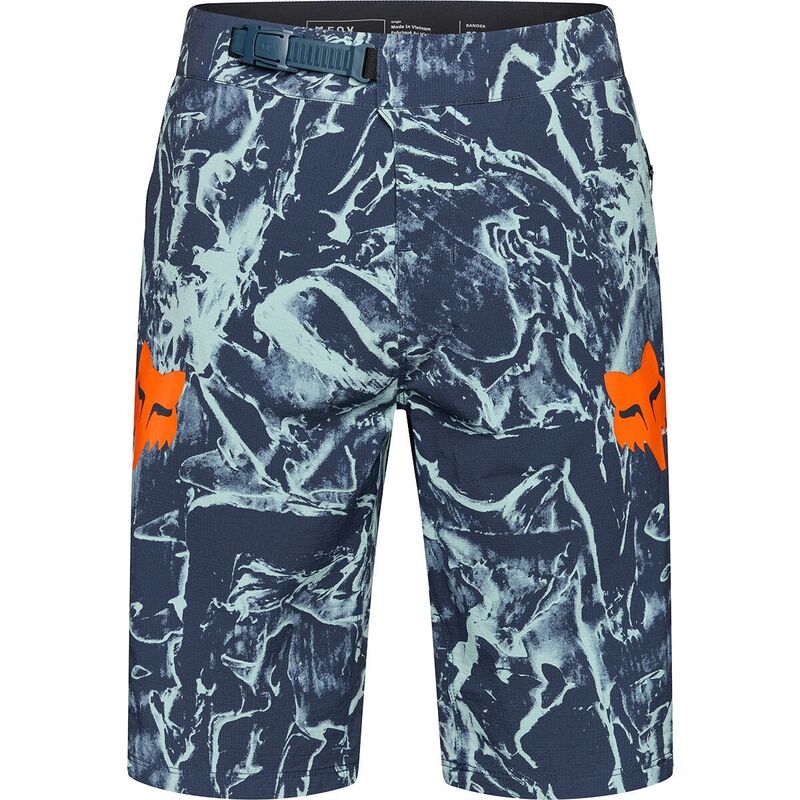 フォックスレーシング メンズ ボトムス ハーフパンツ・ショーツ Fox Racing Ranger Short - Men\'s Arctic Blue Image Print ブルー
