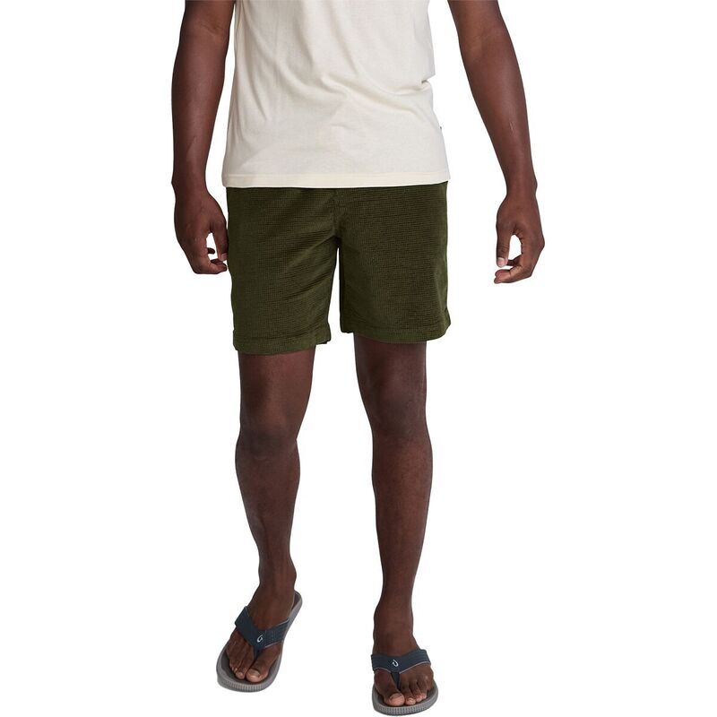 ハウラーブラザーズ メンズ ボトムス 二分の一ズボン下・さる股引き Howler Brothers Pressure Drop Cord Short - Men\u0027s Grid/Dark Olive オリーブ メンズファッション-ズボン・パンツ