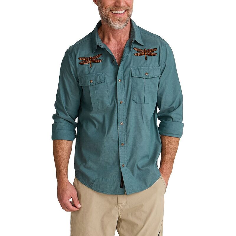 ハウラーブラザーズ メンズ トップス シャツ Howler Brothers Gaucho Snapshirt - Men's Enter the Dragons