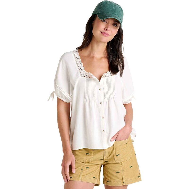 ドード アンドコー レディース トップス Tシャツ Toad&Co Manzana Peasant Shirt - Women's Egret