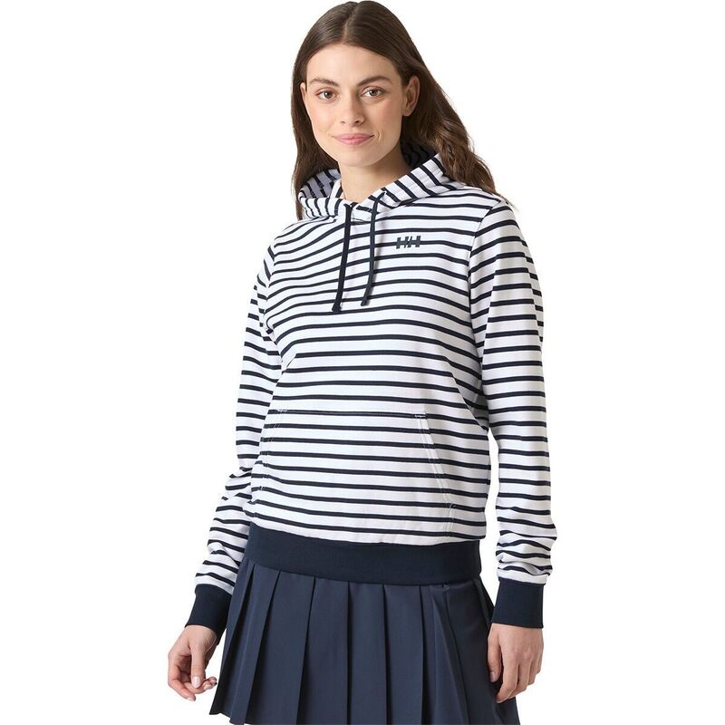 ヘリーハンセン レディース アウター パーカー・スウェット グラフィック Helly Hansen Core Graphic Hoodie - Women's White Lifestyle Stripe Aop ホワイト|ReVida 店