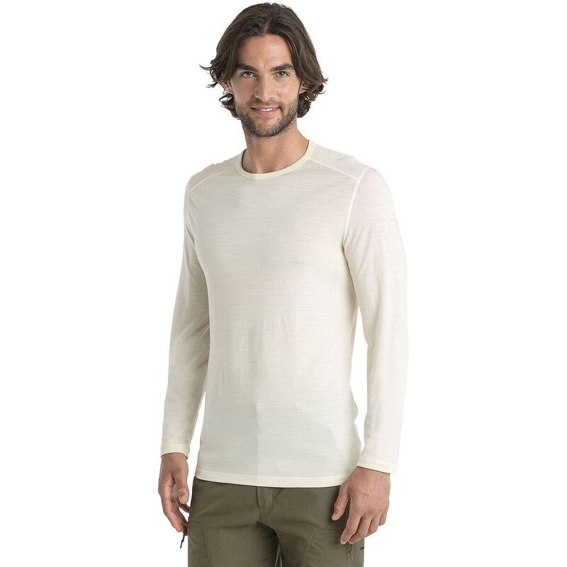 アイスブレーカー メンズ トップス Tシャツ Icebreaker 200 Oasis LS Crew Top - Men's Undyed