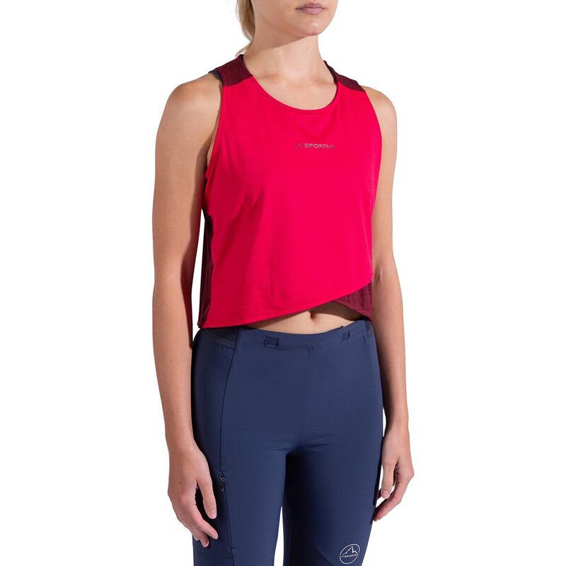 ラスポルティバ レディース トップス ティーシャツ La Sportiva Sunfire Tank Top - Women\u0027s Azalea/Redwood トップス-レディースファッション
