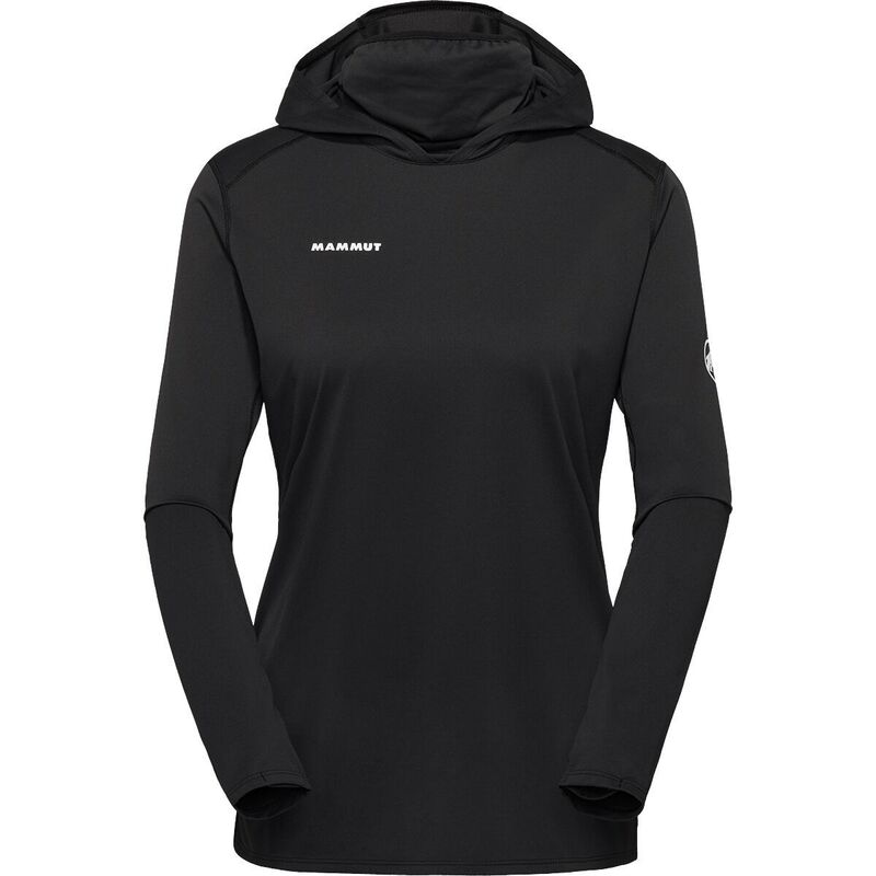 マムート レディース トップス Tシャツ Mammut Selun FL Sun Hooded Top - Women's Black ブラック|ReVida 店