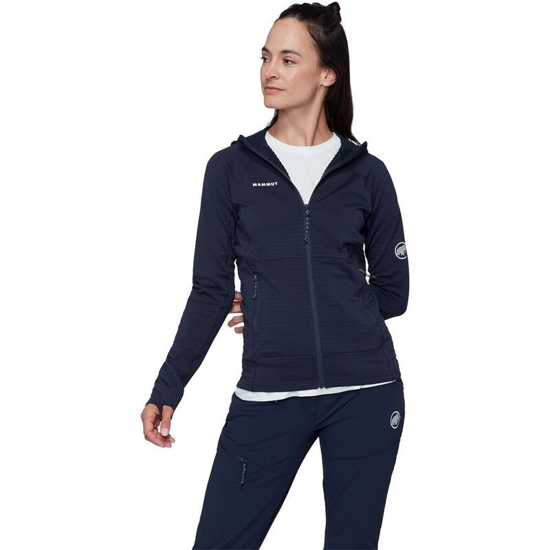 マムート レディース アウター 上衣・上衣 フーデッドジャケット Mammutaiss ML Hooded Jacket - Women\u0027s Marine
