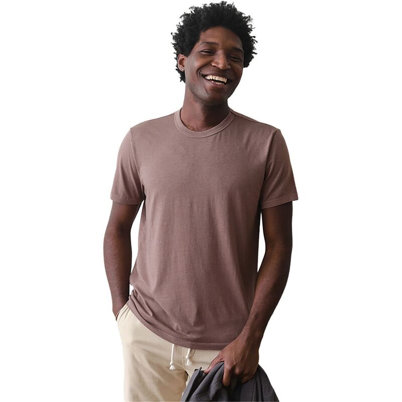 米国海兵隊員 度合い メンズ トップス プルオーバー Marine Layer Signature Sea Change Crew T-Shirt - Men\u0027s Coffee Quartz 珈琲