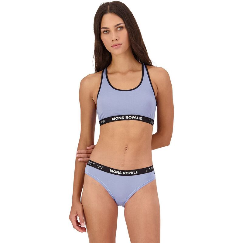 モンスロイヤル レディース アンダーウェア ブラジャー Mons Royale Sierra Sports Bra - Women'skyline/Black ブラック｜ReVida 店