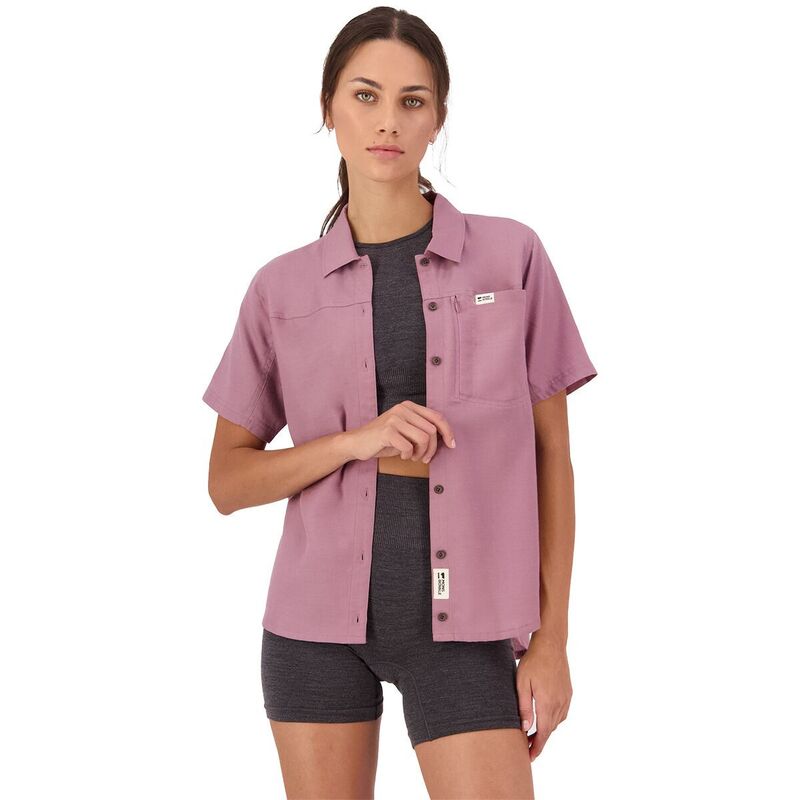 モンスロイヤル レディース トップス Tシャツ 半袖 Mons Royale AT Merino Short-Sleeve Shirt - Women'sierra Pink ピンク