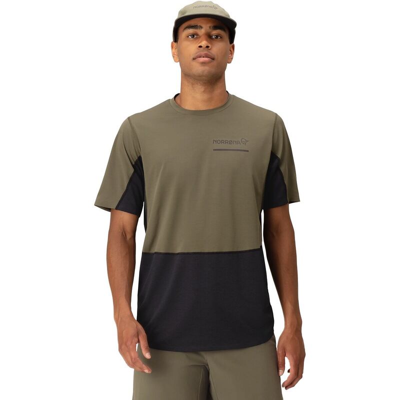 ノローナ メンズ トップス シャツ Norrona Senja Equaliser Lightweight-Shirt - Men's Olive Night オリーブ｜ReVida 店