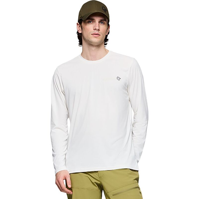 ノローナ メンズ トップス シャツ 長袖 Norrona Femund Tech Long-Sleeve Top - Men'snowhite ホワイト