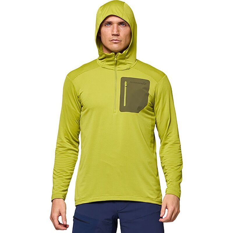 ノローナ メンズ アウター ジャケット・ブルゾン フーデッドジャケット Norrona Falketind Warm1 Hooded Jacket - Men's Golden Lime/Olive Night ライム 28,656円