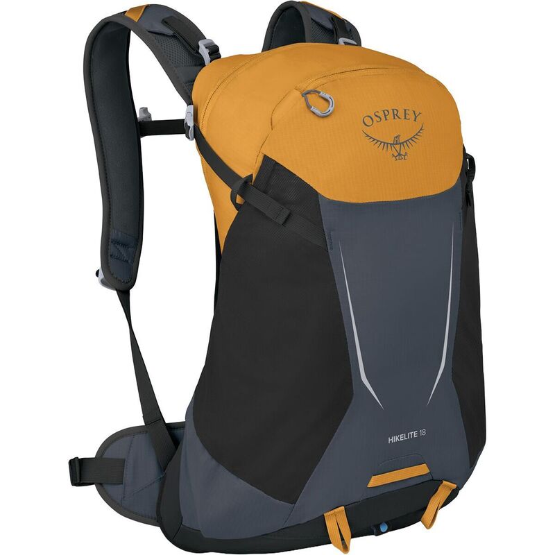 オスプレーパック メンズ バッグ バックパック・リュックサック Osprey Packs Hikelite 18L Backpack Tungsten/Yelow|ReVida 店