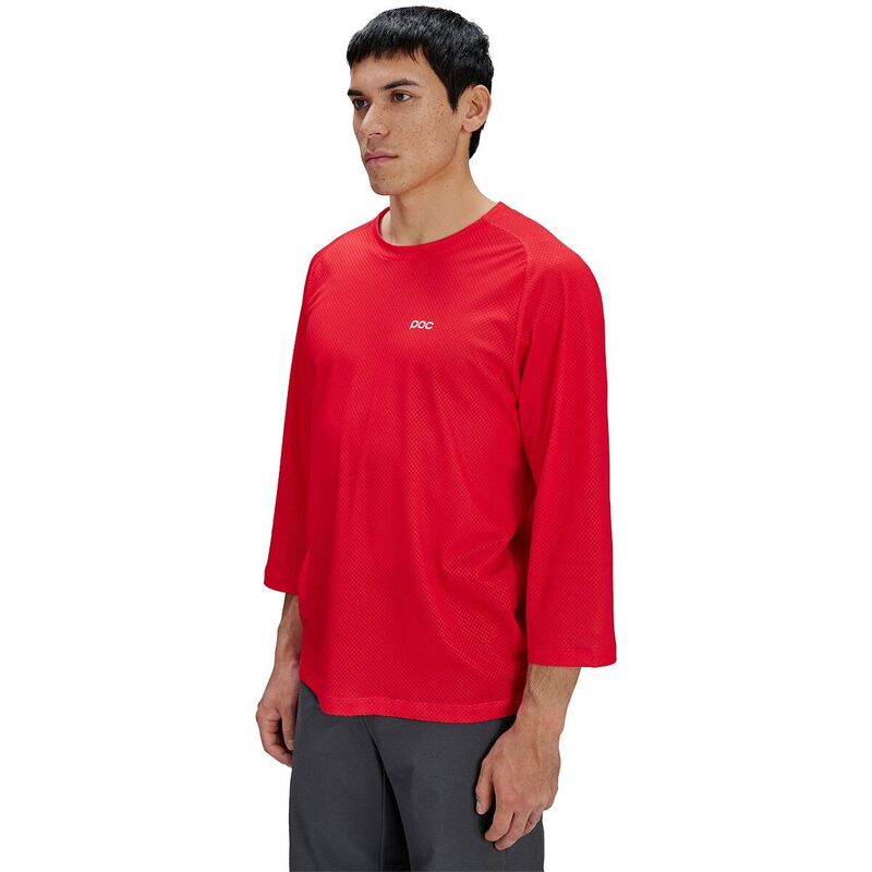 ピーオーシー メンズ トップス Tシャツ ジャージー POC Motion Air 3/4 Jersey Prismane Red レッド