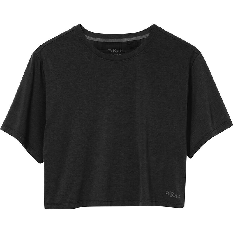 ラブ レディース トップス Tシャツ Rab Rivelin Crop T-Shirt - Women's Black ブラック|ReVida 店