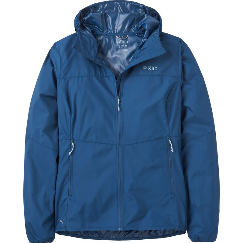 優しいこと レディース アウター 上衣・上衣 パーカー Rab Windgather Hoodie - Women\u0027s Tempest Blue 青み