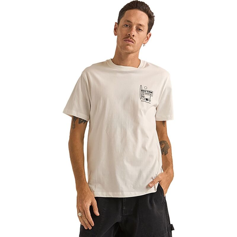 リズム メンズ トップス Tシャツ Rhythm Siesta T-Shirt - Men White ホワイト