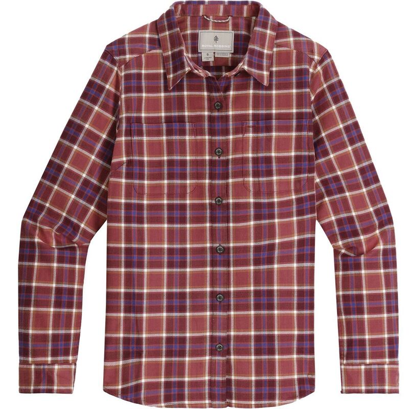 ロイヤルロビンズ レディース トップス Tシャツ Royal Robbins Lieback Flannel - Women's Wild Rhubarbodega Bay Plaid チェック