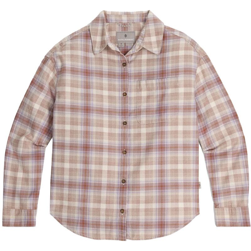 ロイヤルロビンズ レディース トップス Tシャツ 長袖 Royal Robbins Lieback Overshirt Long-Sleeve Top - Women's Chalk Dipsea Plaid チョーク