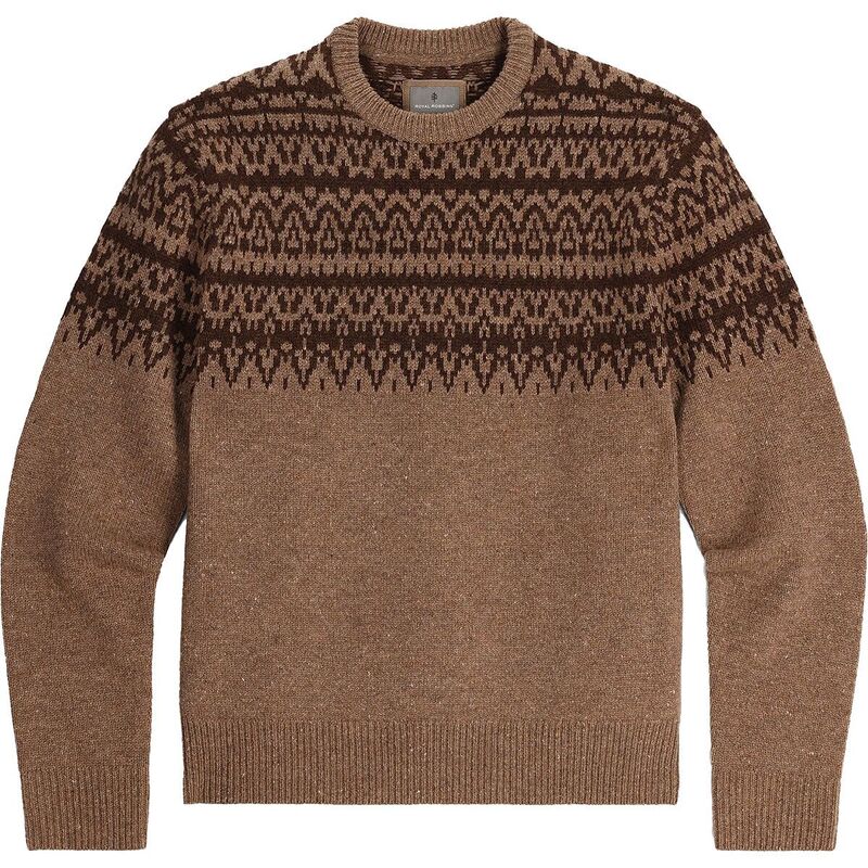 ロイヤルロビンズ メンズ アウター 編み物・スウェーター 長袖 Royal Robbins Arch Rock Long-Sleeve Crew Sweater - Men\u0027saddle Heather Lassen Pt ギョリュウモドキ
