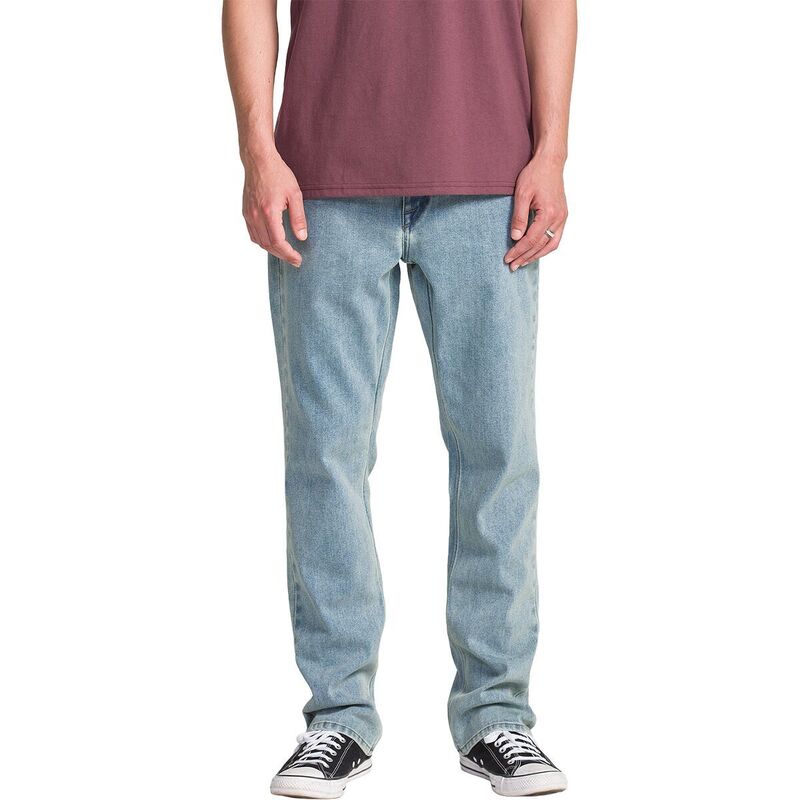 ボルコム メンズ ボトムス デニムパンツ Volcom Solver Denim Pant - Men's Dust Bowl Indigo インディゴ｜ReVida 店