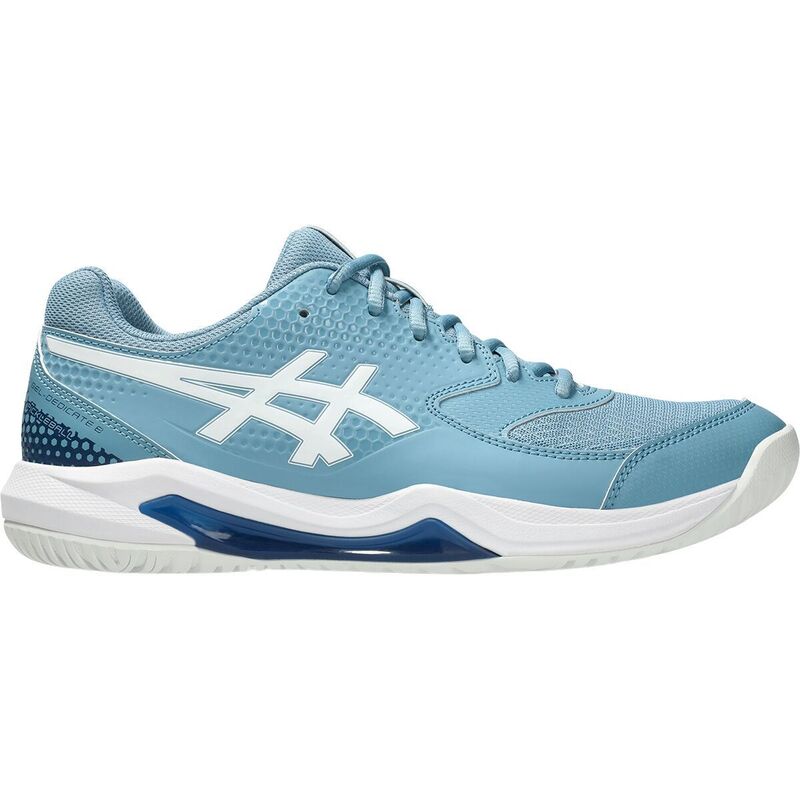 アシックス メンズ シューズ スニーカー Asics Gel-Dedicate 8 Pickleball Shoe - Men'saba Blue/White ホワイト