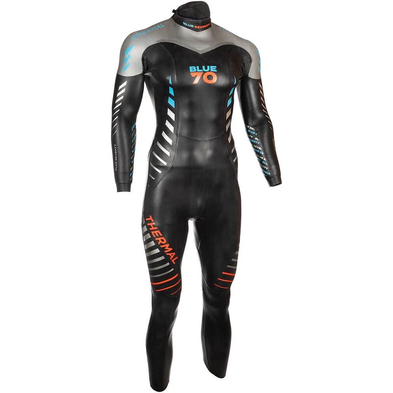 ブルーセブンティ メンズ トップス Tシャツ Blueseventy Thermal Reaction Full Triathlon Swimming Wetsuit - Men's Black ブラック｜ReVida 店