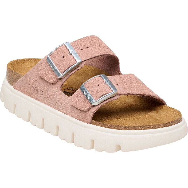 ビルケンシュトック レディース シューズ サンダル スエード Birkenstock Arizona Chunky Suede Narrow Sandal - Women's Pink Clay Suede ピンク