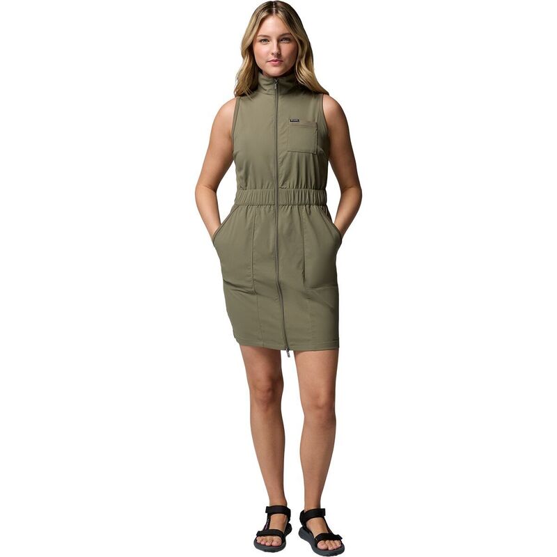 コロンビア レディース トップス 衣装 Columbia Leslie Falls II Dress - Women\u0027stone Green2 石ころ