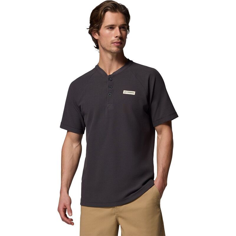 コロンビア メンズ トップス Tシャツ 半袖 ニット Columbiackerocknit Short-Sleeve Shirt - Men'shark