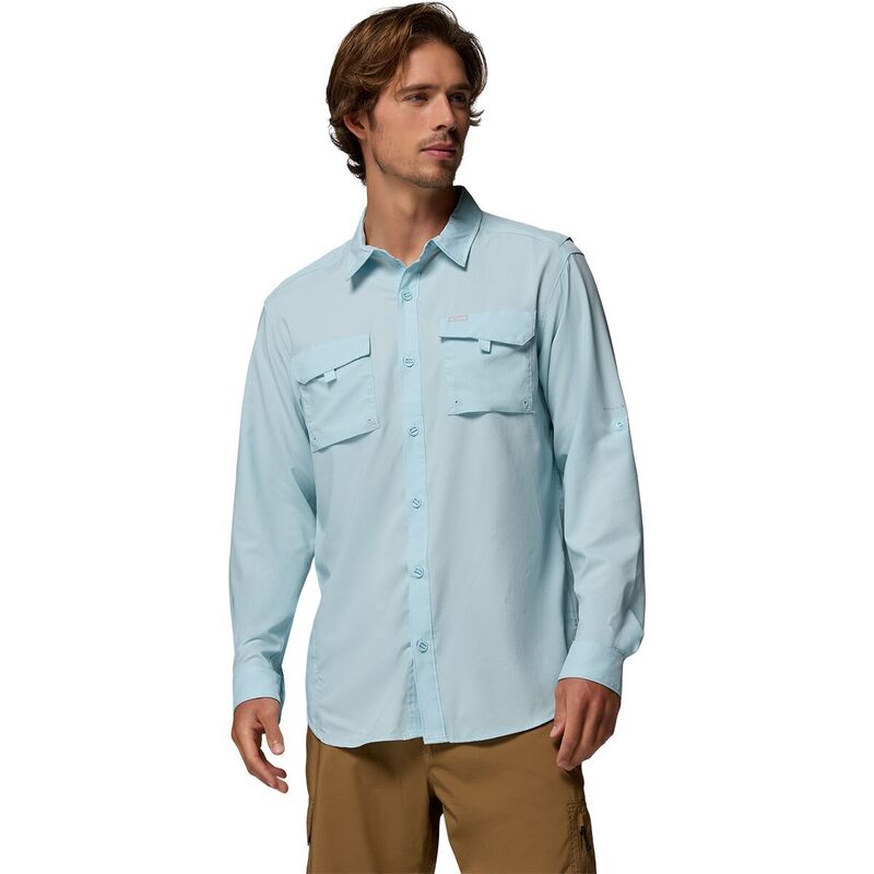 コロンビア メンズ トップス シャツ 長袖 Columbia Silveridge Utility II Long-Sleeve Shirt - Men's Marine Light シルバー
