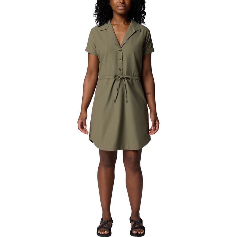 コロンビア レディース トップス 衣装 Columbia Cedar Crest Dress - Women\u0027stone Green 緑であること