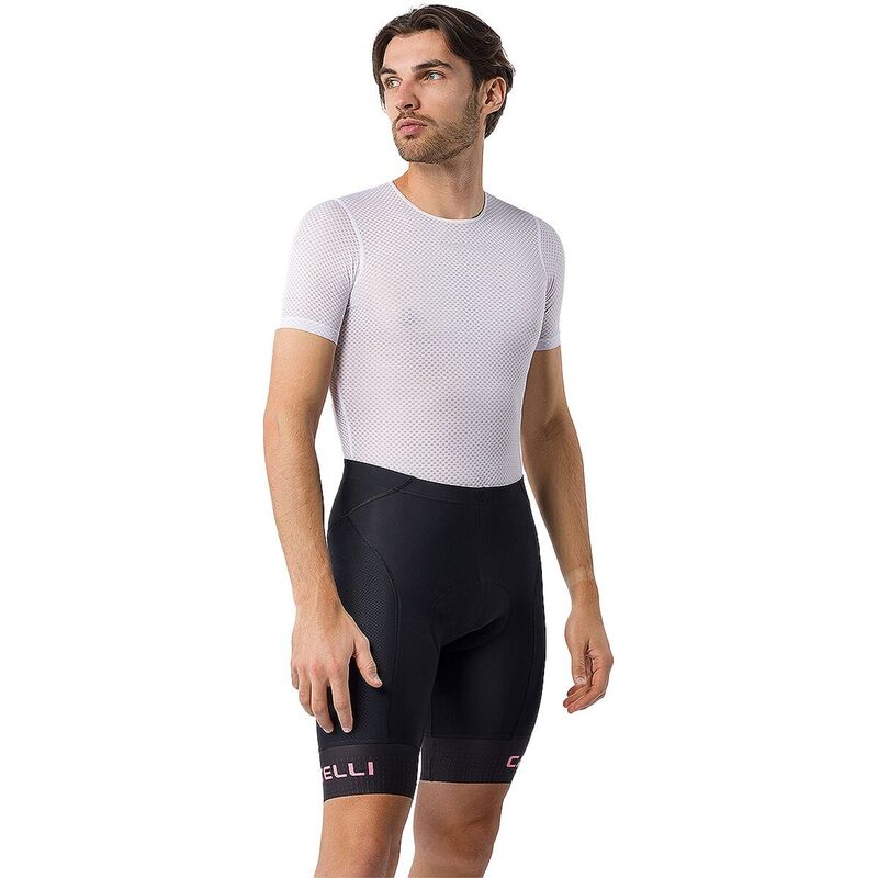 カステリ メンズ ボトムス ハーフパンツ・ショーツ Castelli Competizione 2 Limitedition Short - Men's Black/Rosa Giro ブラック