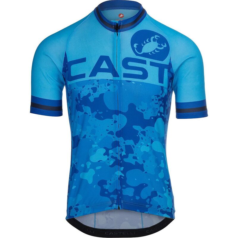 カステリ メンズ トップス プルオーバー プルオーバー Castelli Attacco 2 Limitedition Jersey - Men\u0027s Neon Cobalt/Azzuro Italia/Twilight Blue 青色