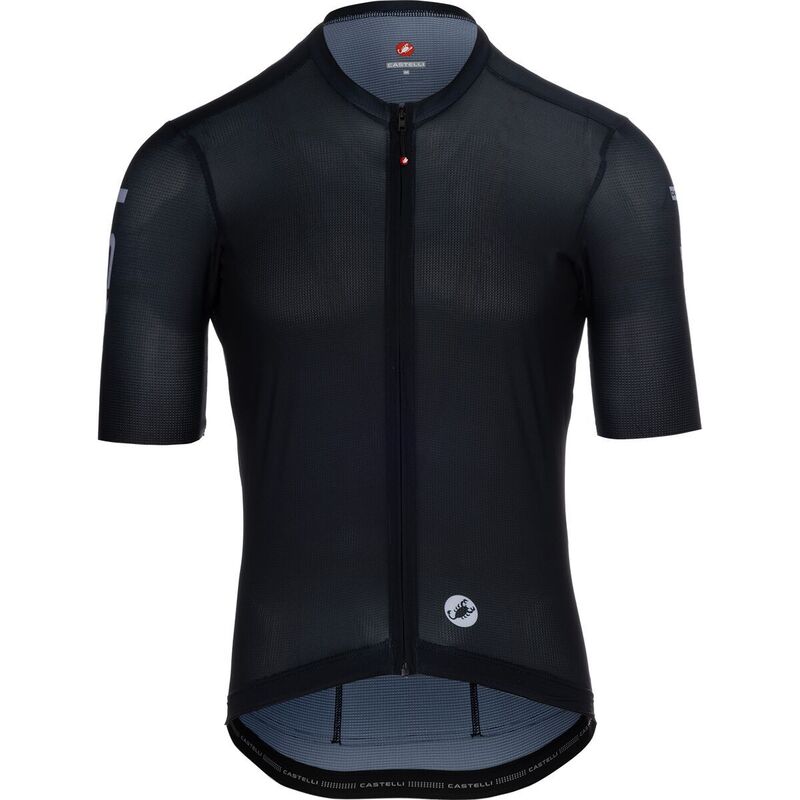 カステリ メンズ トップス Tシャツ ジャージー Castelli Entratapex Limitedition Jersey - Men's Black/Silver Gray ブラック 25,404円
