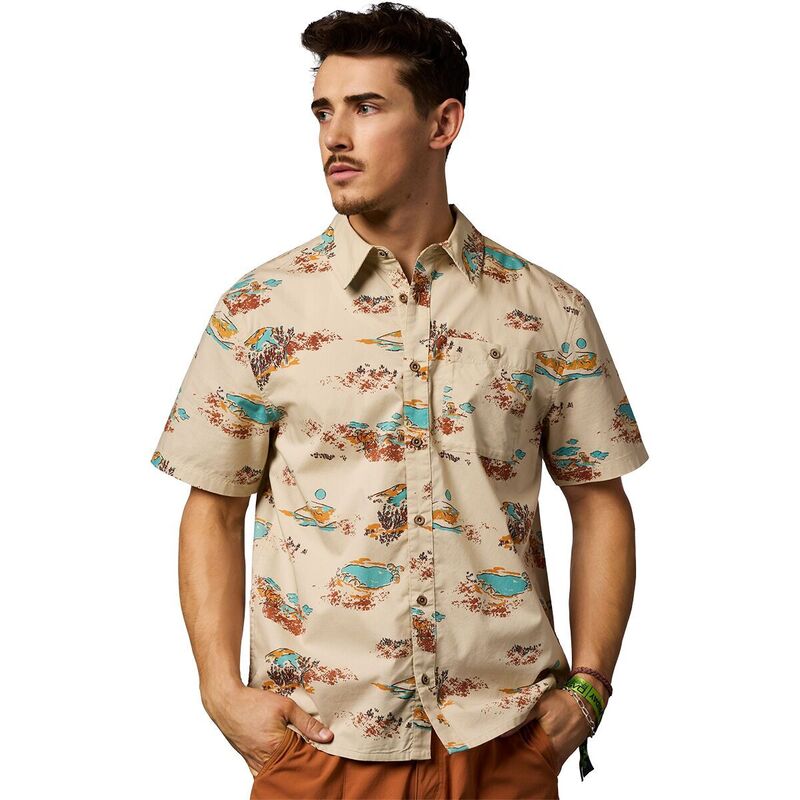コートパクシー メンズ トップス プルオーバー Cotopaxi Estival Button Up Shirt - Men\u0027s Mt Cotopaxi Cream 皮膚軟化剤