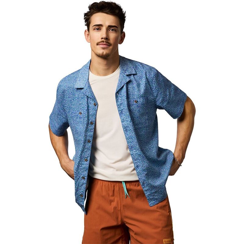 コートパクシー メンズ トップス シャツ Cotopaxi Afuera Button Up Shirt - Men's Cenotes Azure