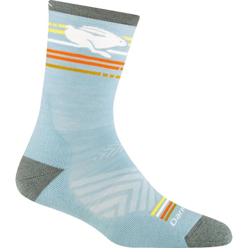 ダーンタフ レディース アンダーお召しもの ソックス Darn Tough Pacer Micro Crew Ultra-Lightweight Cushion Sock - Women\u0027s Glacier