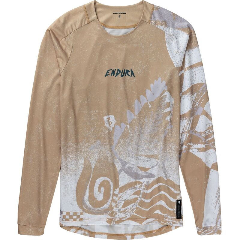 エンデュラ メンズ トップス Tシャツ プリント ジャージー 長袖 Endura Singletrack Long-Sleeve Print Jersey - Men'sand サンド｜ReVida 店
