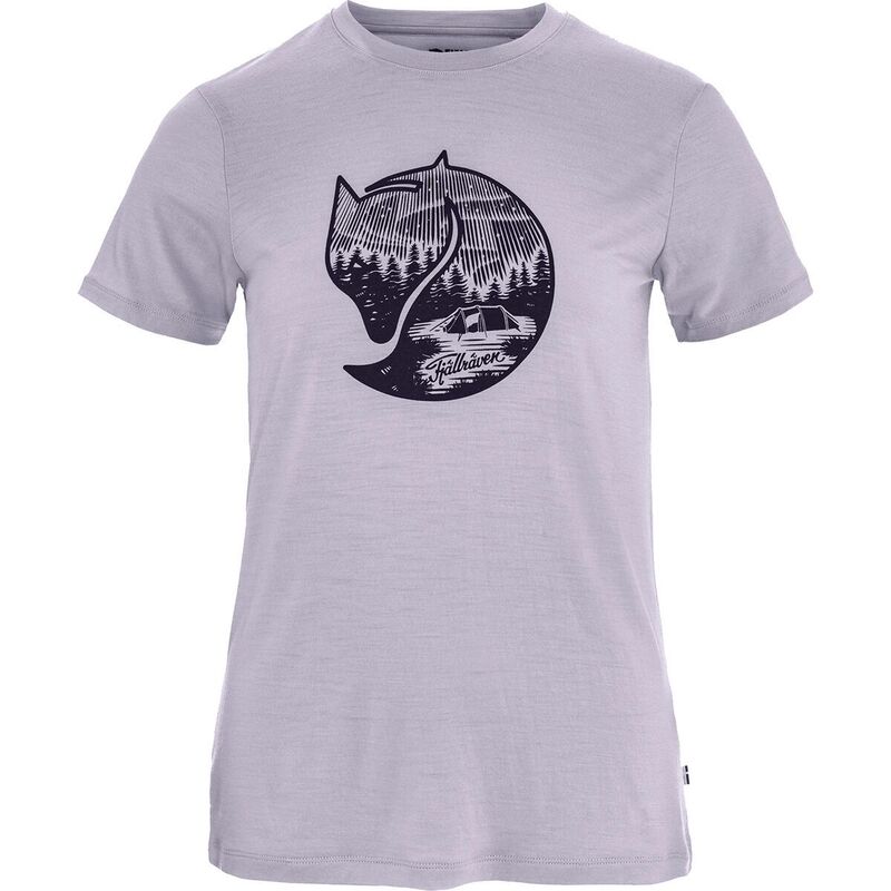 フェールラーベン レディース トップス プルオーバー 羊毛 Fjallraven Abisko Wool Fox Shirt - Women\u0027s Lavender Mist/Dark Navy 米国海軍